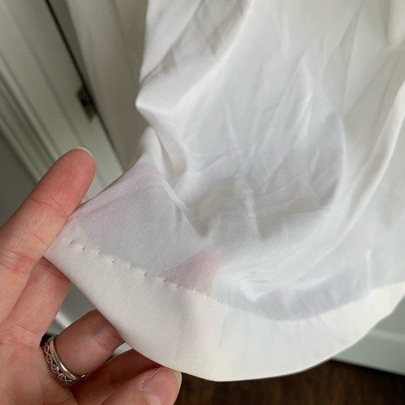 White Floral Embroidered nightgown - Picture 6 of 11